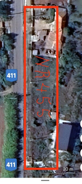 Ilfov Calugareni (Branistari) teren intravilan 1.500 mp cadastru intabulare